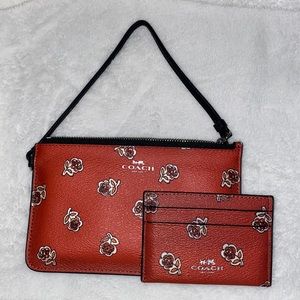 Wristlet and matching card holder